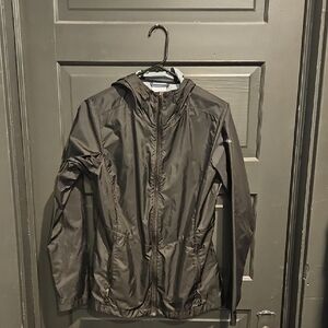Columbia Black Hooded Windbreaker